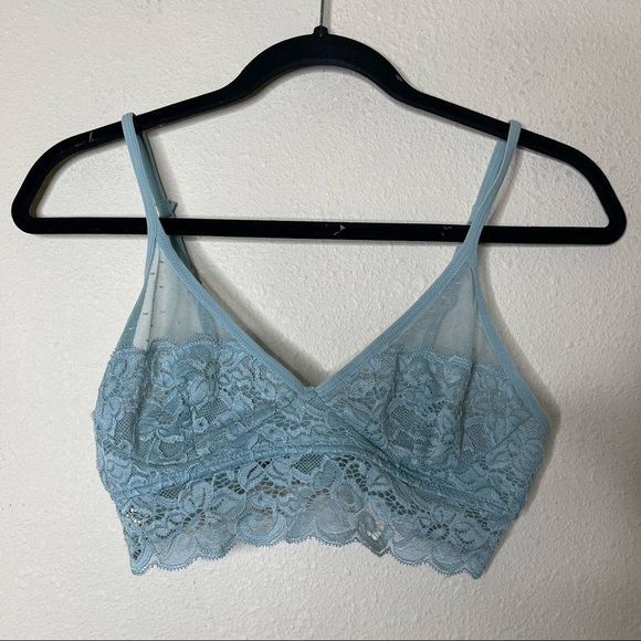 Bootybag The Kara Blue Lace Bralette - Picture 2 of 5